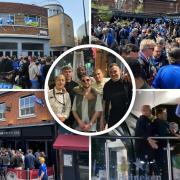 Town players, fans and staff took to pubs after Ipswich's promotion , where record sales were hit at pubs around town