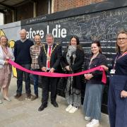 The 'Before I Die' wall was unveiled on Friday