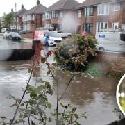 The community around Ashcroft Road has reacted after floods damage houses, gardens and driveways.