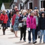 Traffic is starting to build as people arrive at the Suffolk Show in Ipswich