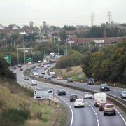 There are long delays on the A12 near Copdock after a broken down lorry