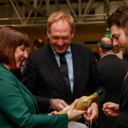 Jack Abbott with shadow chancellor Rachel Reeves