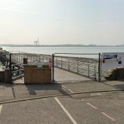 Plans have been submitted for new gates to be installed at the entrance to Shotley Pier