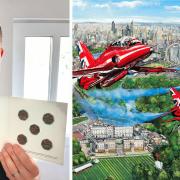 Ipswich artist Matthew Emeny said he has been honoured to have his work seen by the King, after he designed a set of commemorative coins for the 60th anniversary of the Red Arrows. Image: Matthew Emeny
