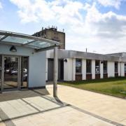 A man has scaled the roof of an Ipswich Hospital building (file image)