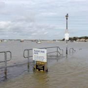 Flood alerts have been issued for parts of Suffolk