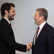 Ipswich MP Jack Abbott with Prime Minister Keir Starmer