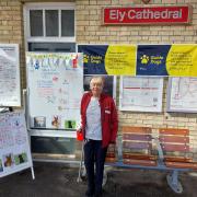 The team at Ely train station are hoping to name the dog after Andrew Denny.