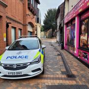 A stabbing victim remains in hospital following an attack in Ipswich town centre