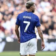 Wes Burns started for Ipswich Town in their 4-1 defeat to West Ham