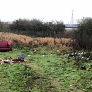 Wherstead residents have reported flytipped sofas on The Strand near Ipswich.