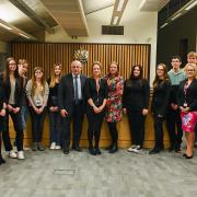 Sir Brian Leveson, addressed students and guests at the University of Suffolk.