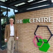 Ipswich Borough Council leader Neil MacDonald outside the EpiCentre in Haverhill.