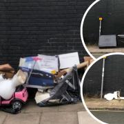 Toys, boxes, mattresses and rubbish have repeatedly been dumped down an Ipswich road