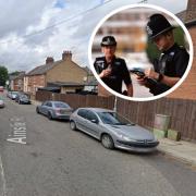 Vehicle windows were smashed as intruders gained entry to cars parked in Ipswich