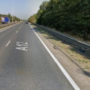 Drivers face delays because of a broken down HGV