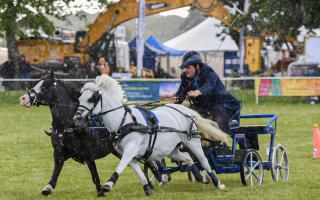 Setting up at the start of the Suffolk Show 2024