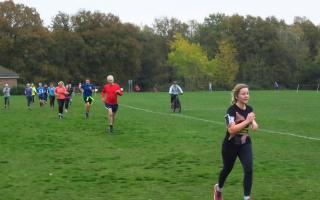 Cara Lawrence at the Kesgrave parkrun last Saturday.