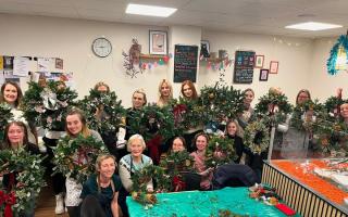 A Suffolk café is hosting wreath making workshops later this month