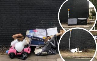 Toys, boxes, mattresses and rubbish have repeatedly been dumped down an Ipswich road