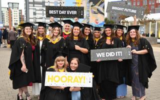 Thousands of students celebrated as they graduated from the University of Suffolk over the last four days